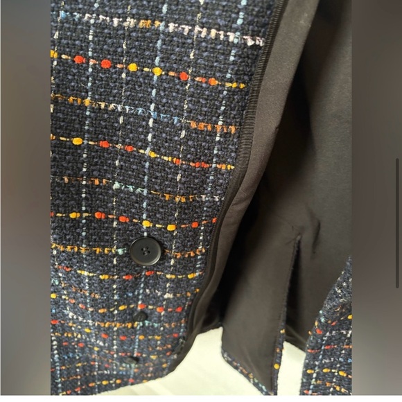 Veronica Beard Black Double-Breasted Dickey Blazer - Picture 4 of 14